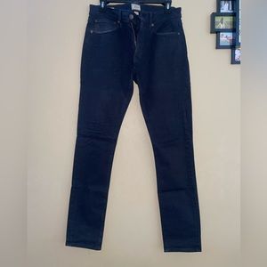 250 Skinny-fit garment-dyed five-pocket denim